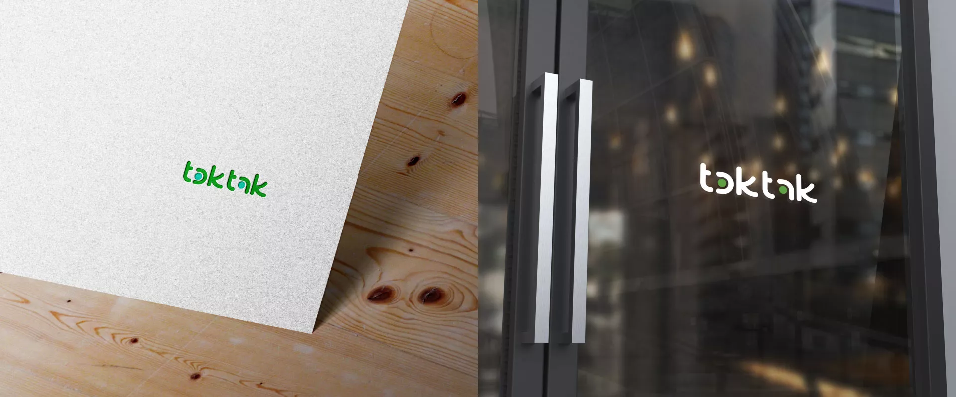 Разработка логотипа компании «Ток-Так» в Пущино
