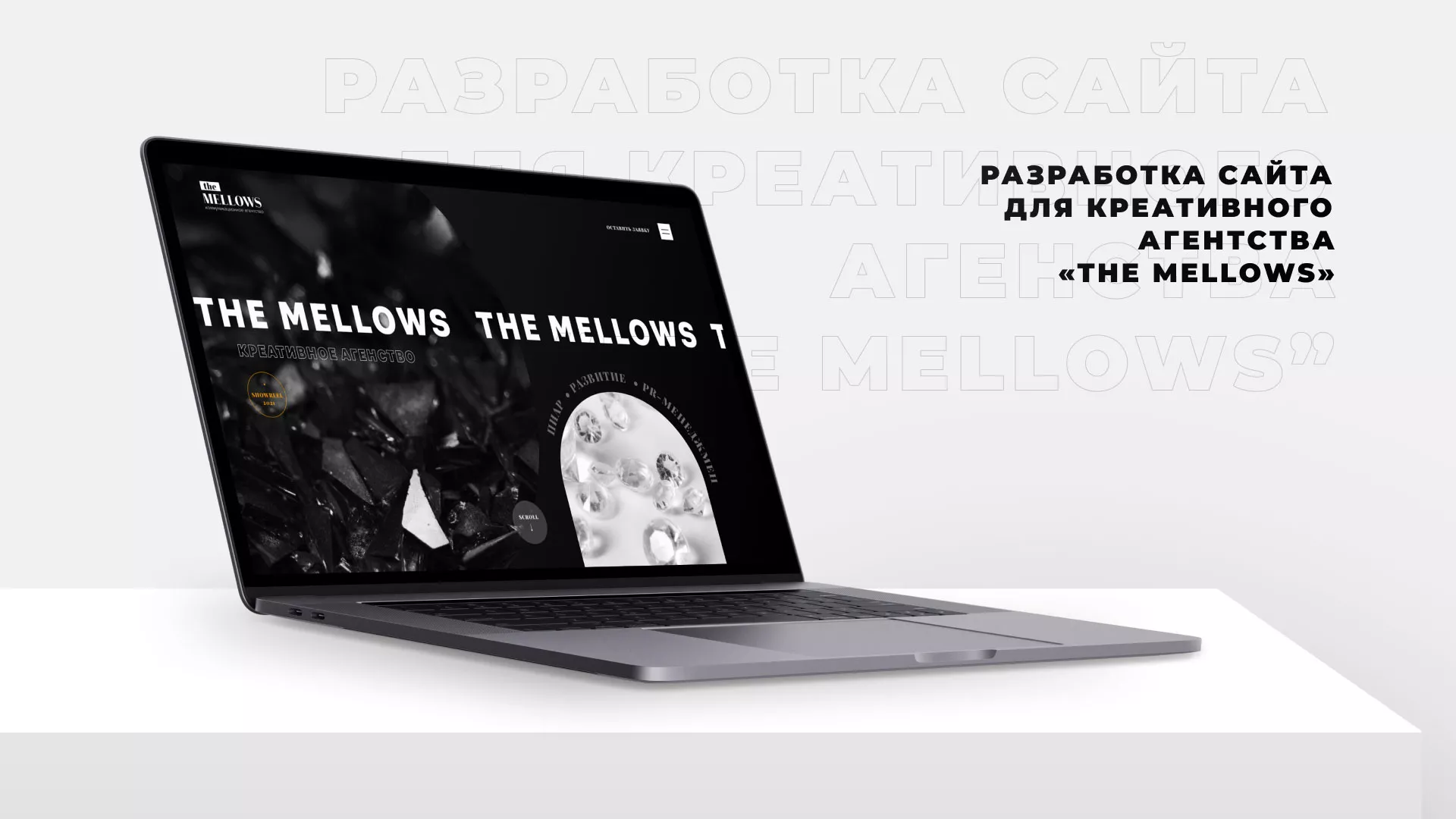 Разработка сайта креативного агентства «The Mellows» в Пущино