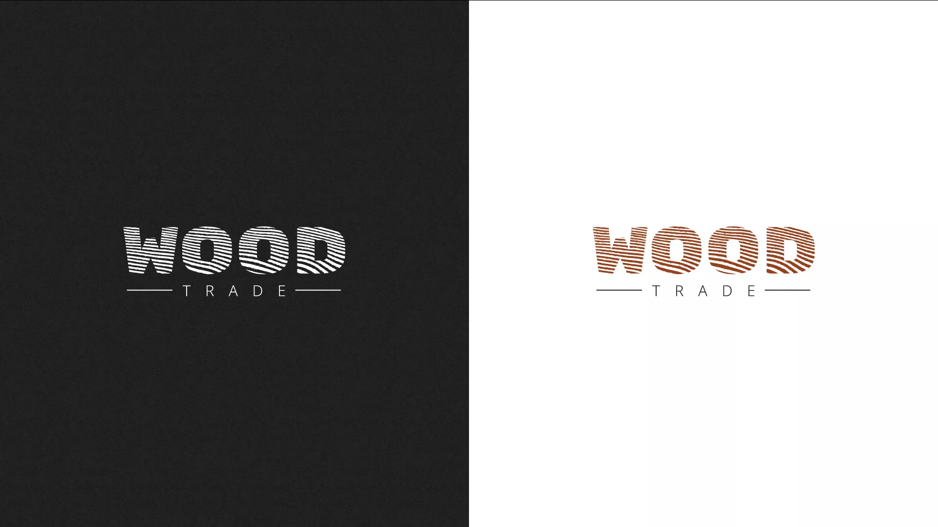 Разработка логотипа для компании «Wood Trade» в Пущино