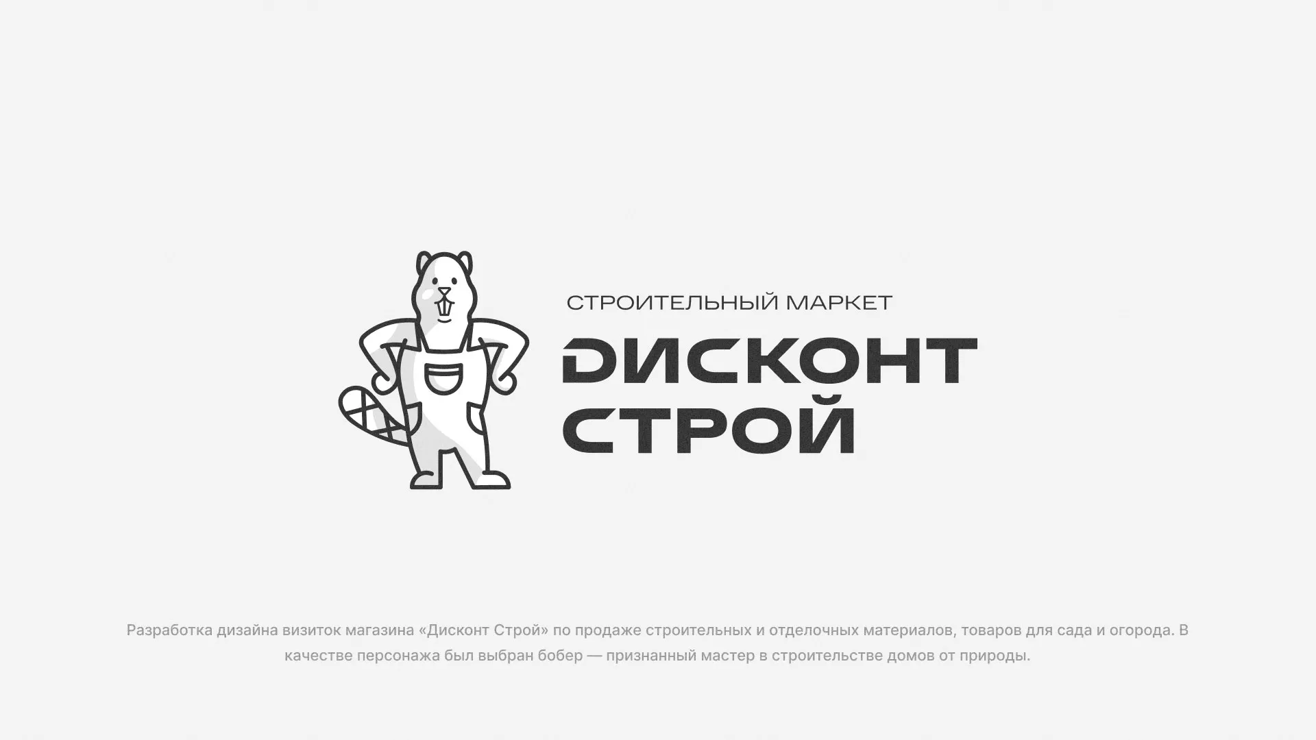 Разработка дизайна визиток магазина «Дисконт Строй» в Пущино